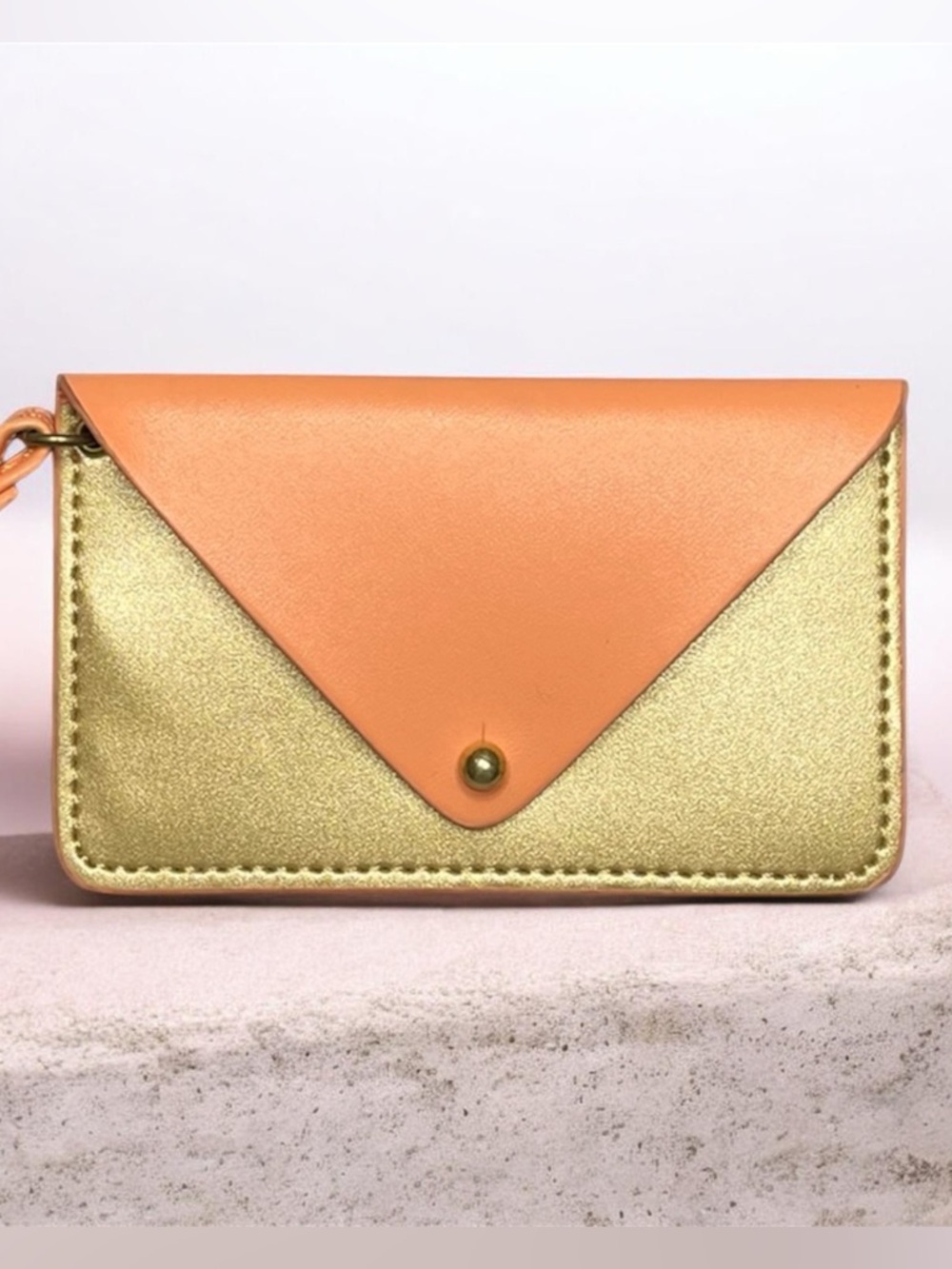 Minor History Postscript Leather Wristlet